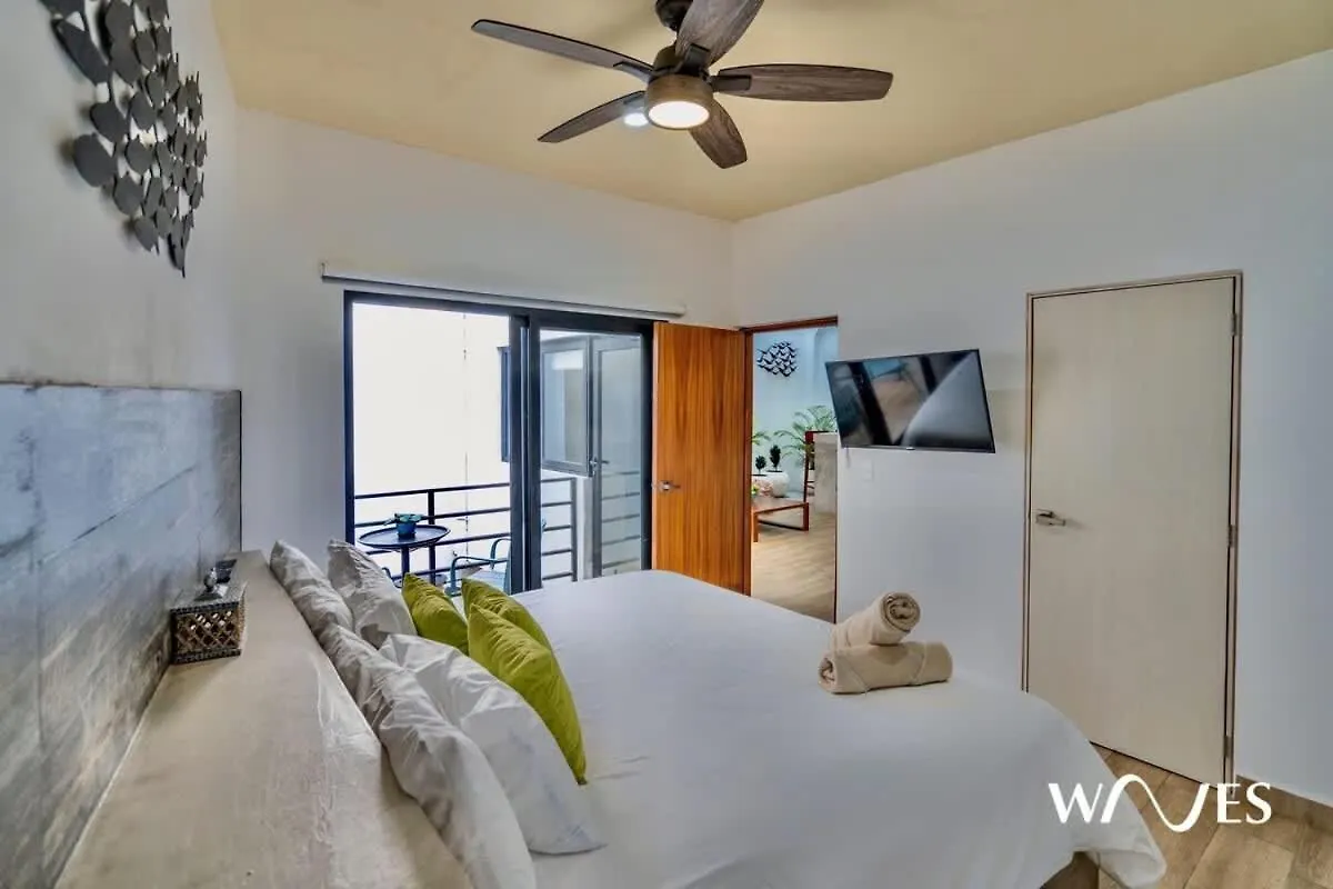 Great Located Spacious 2 Bedroom Apartment With Amazing Terrace By Waves Management Tulum Villa