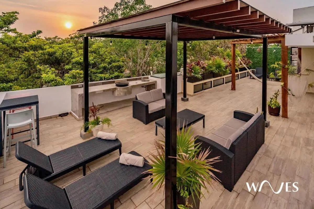Great Located Spacious 2 Bedroom Apartment With Amazing Terrace By Waves Management Tulum 0*,  Mexico